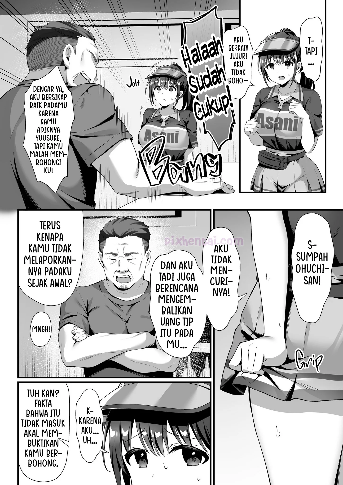 Komik hentai xxx manga sex bokep Watashi Nusundemasen Beer Garden no Uriko Baito ni Kita Dake Nanoni 12
